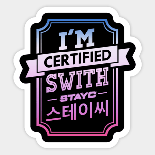 Certified STAYC SWITH Sticker